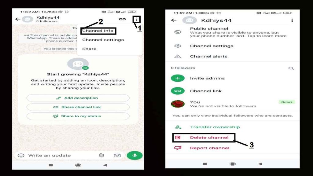 Whatsapp Channel Delete Kaise Kare-5