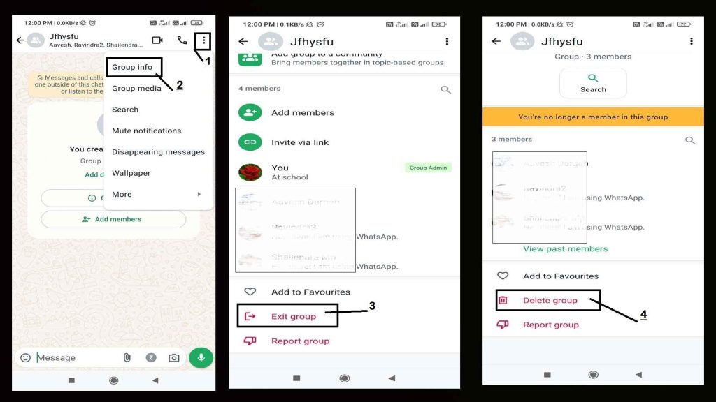 Whatsapp Group Delete Kaise Kare-6