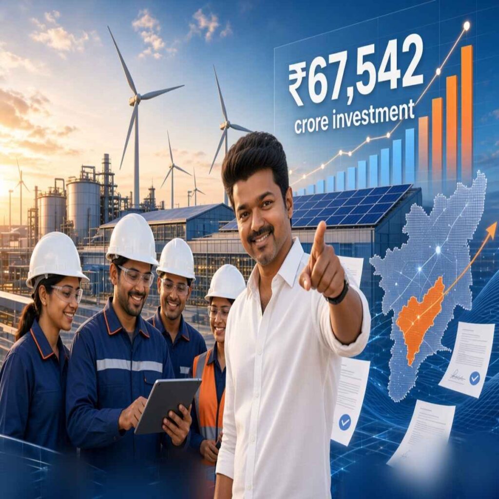 तमिलनाडु में ₹67,542 करोड़ का बड़ा निवेश