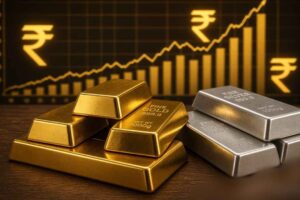 सोना ₹1.60 लाख पर पहुंचा, चांदी ₹2.50 लाख के करीब