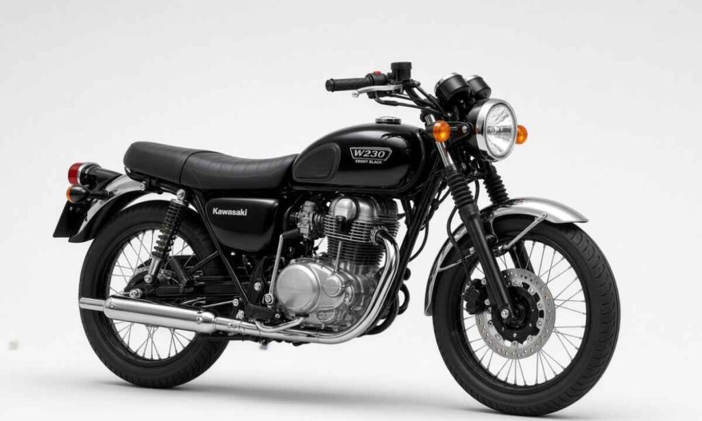 Kawasaki W230 को मिला नया Ebony Color