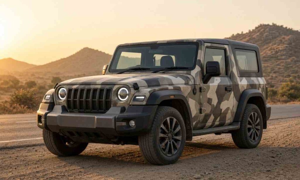 New Mahindra Thar Facelift