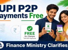 UPI Free for P2P Transactions