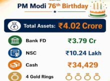 PM Modi net worth 76th Birthday