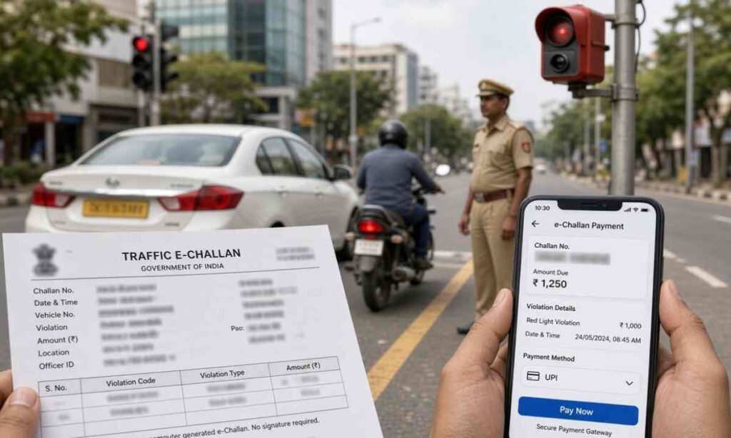 Pending Traffic Challan Ignore