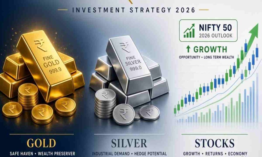 Gold vs Silver vs Stocks Investment Strategy 2026